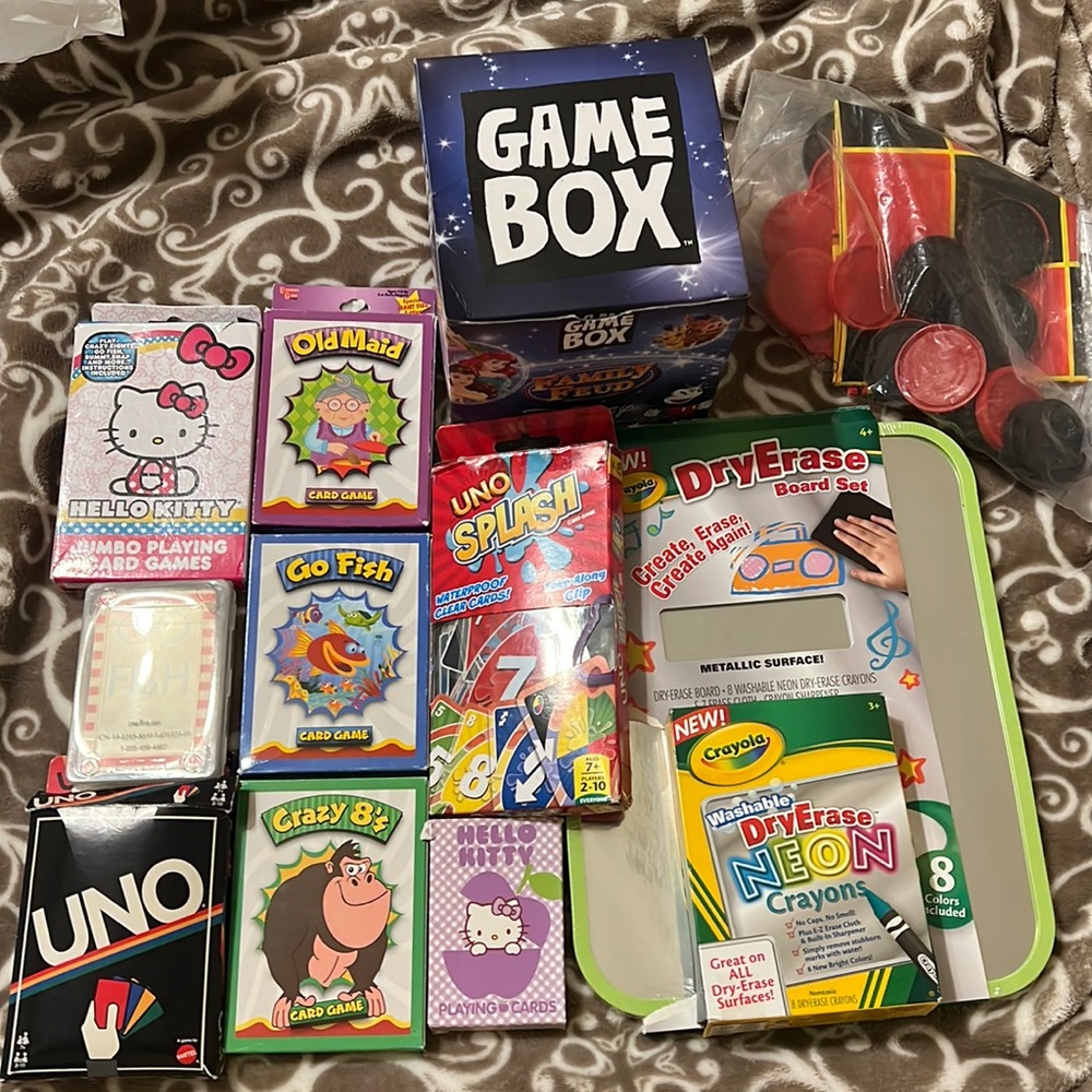 Kids take along Card games